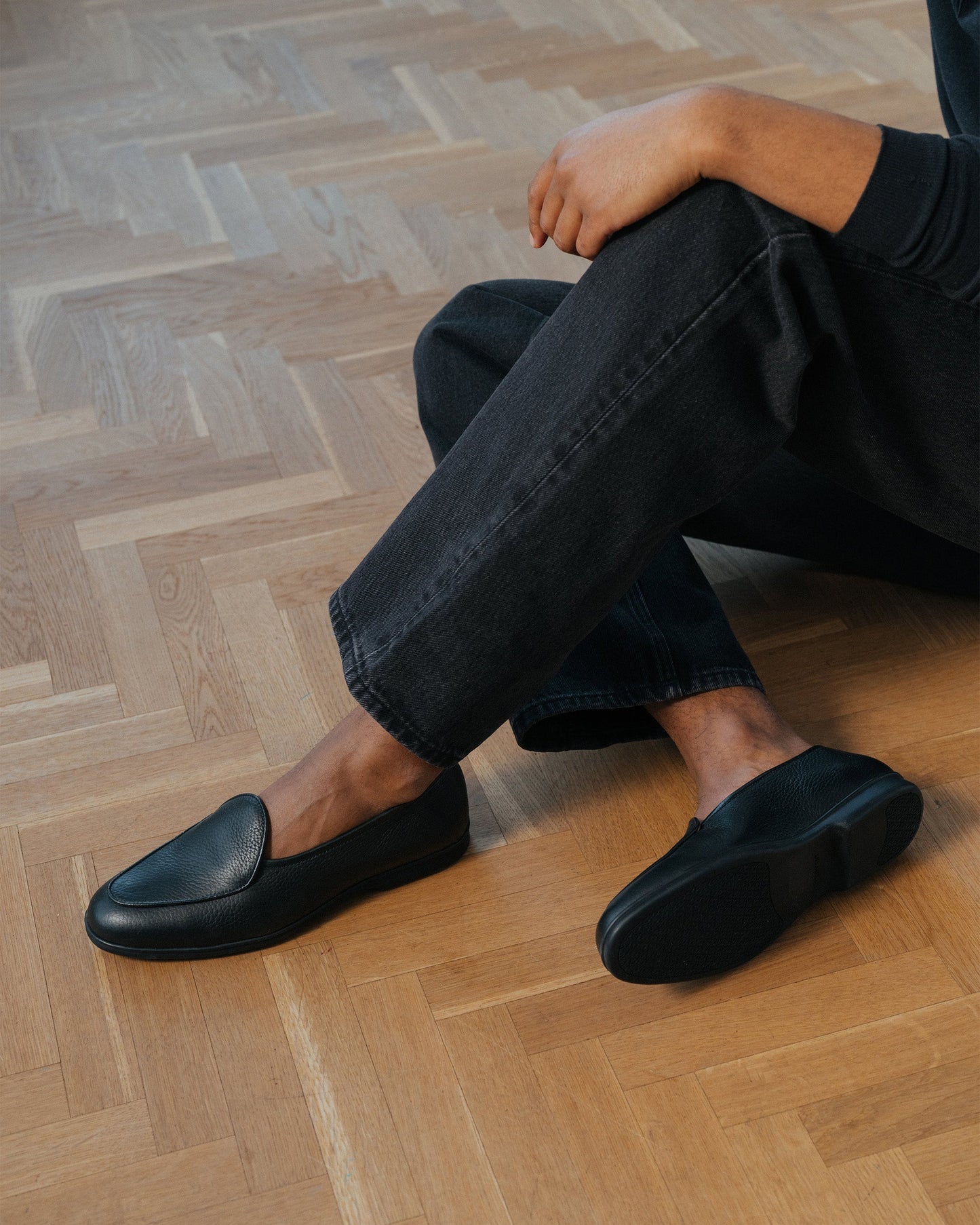 Ängby Walker – Black Grain Calf